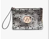 Gia Genuine Leather Vera May Clutch Bags